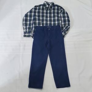 Ralph Lauren Boys Button Down Shirt with Pants